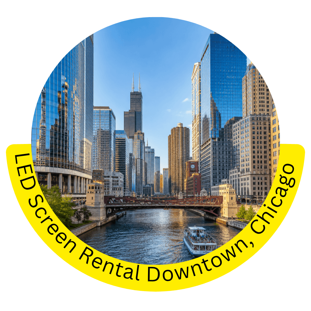 LED Screen Rental Downtown Chicago