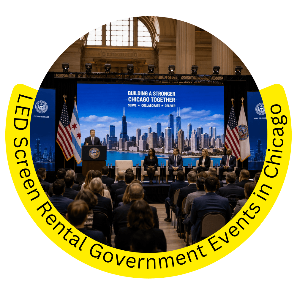 LED Screen Rental Government Events in Chicago