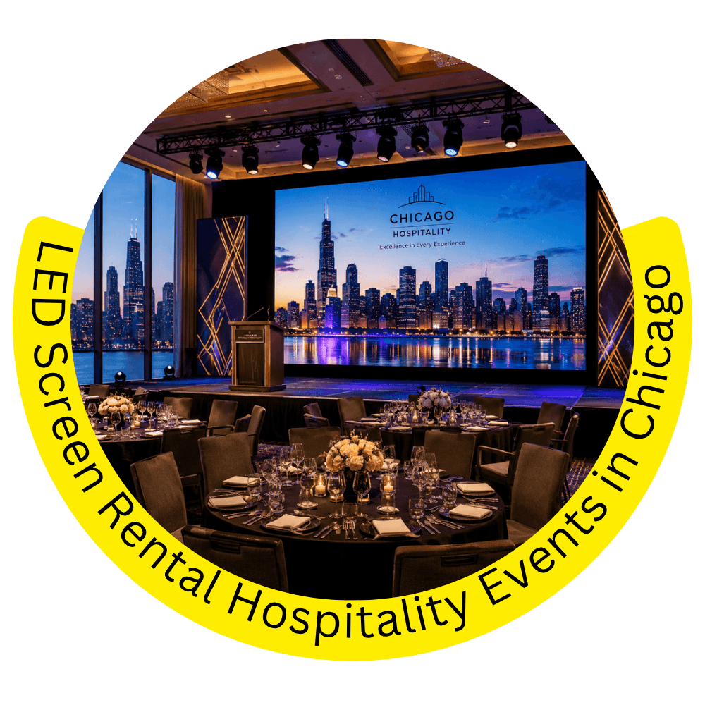 LED Screen Rental Hospitality Events in Chicago