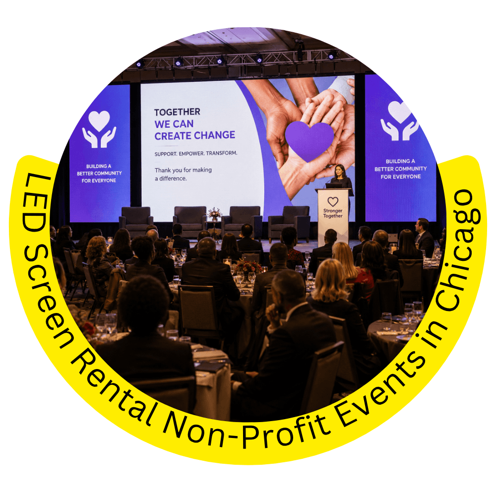 LED Screen Rental Non-Profit Events in Chicago