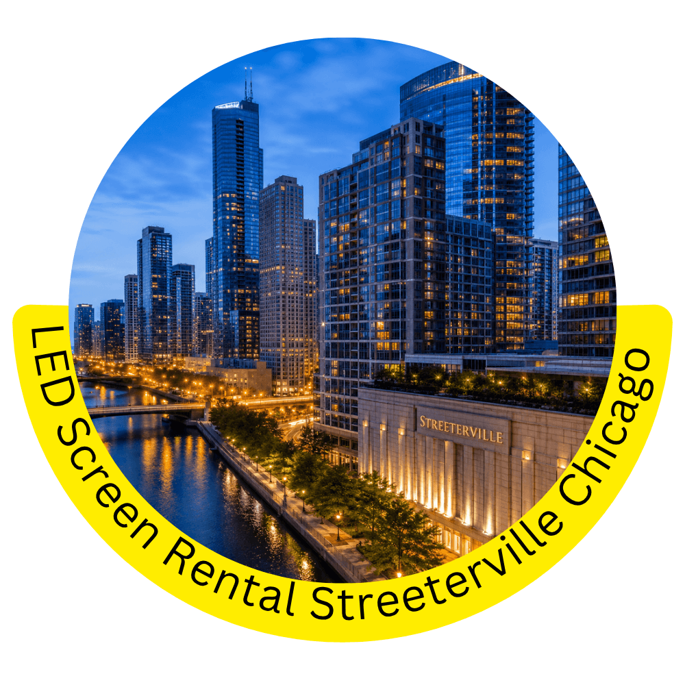 LED Screen Rental Streeterville Chicago