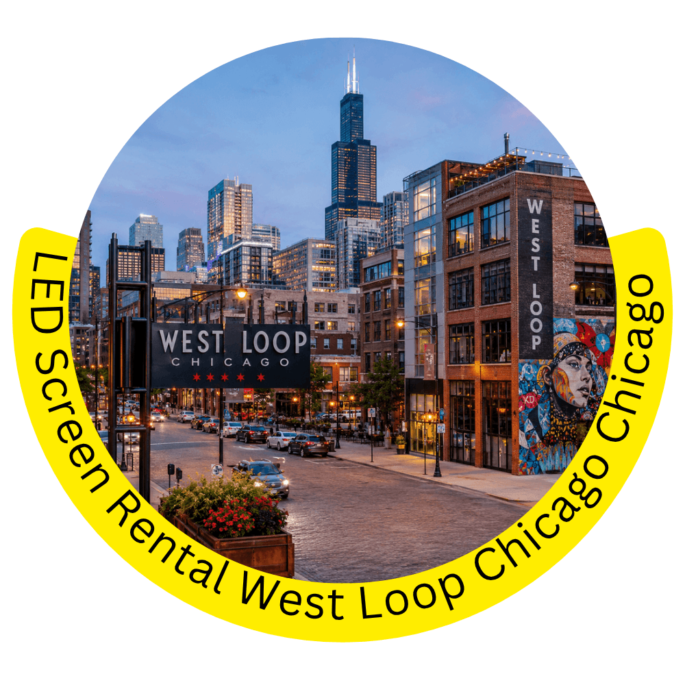 LED Screen Rental West Loop Chicago